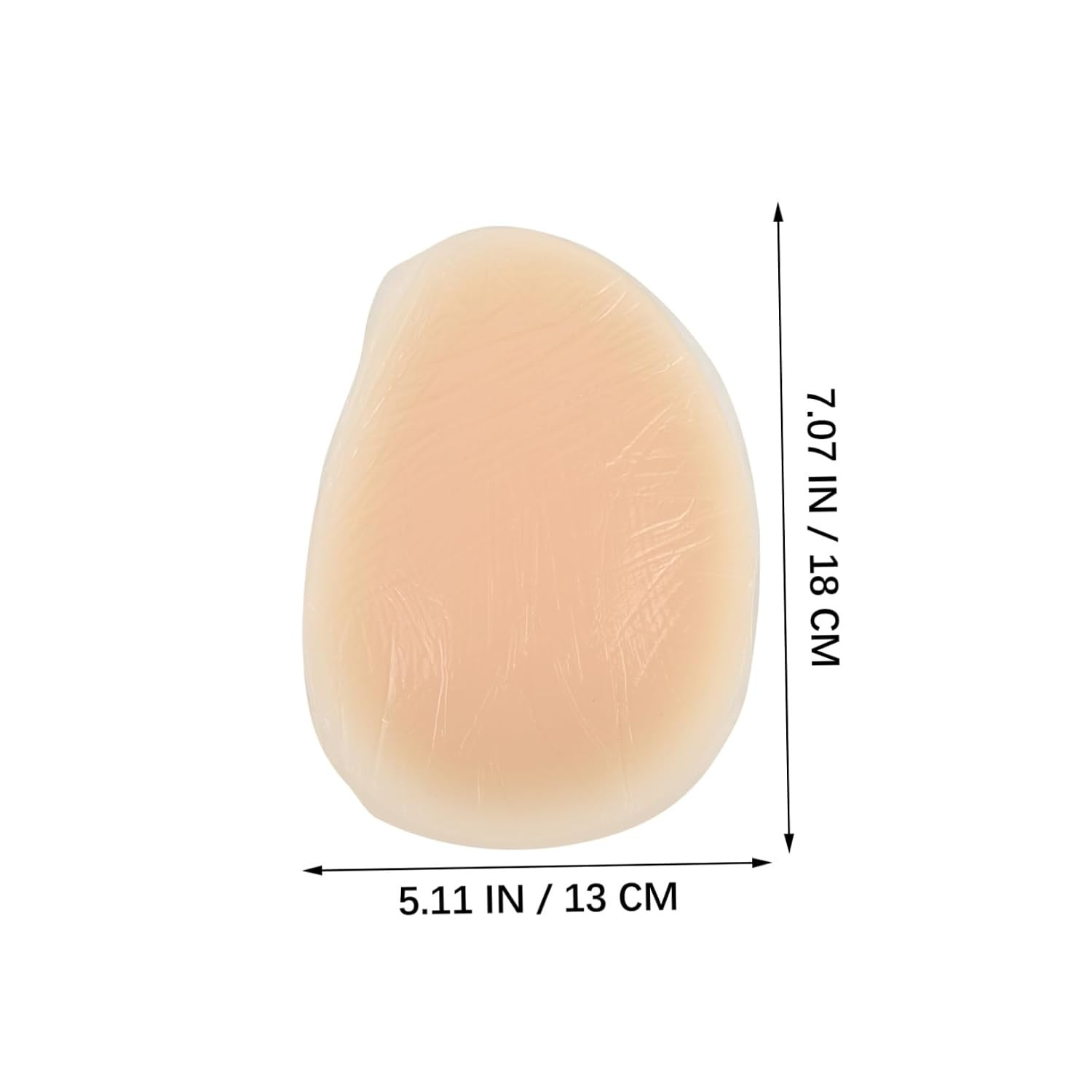 1Pair Self-Adhesive Silicone Leg Corrector Pads for Thin Legs Soft Skin-Friendly