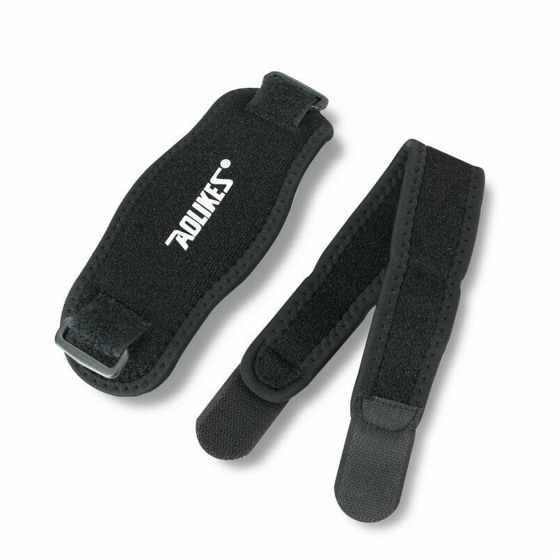 Adjustbale Elbow Support Pad, Adjustable 1PCS for Home Travel (Black)