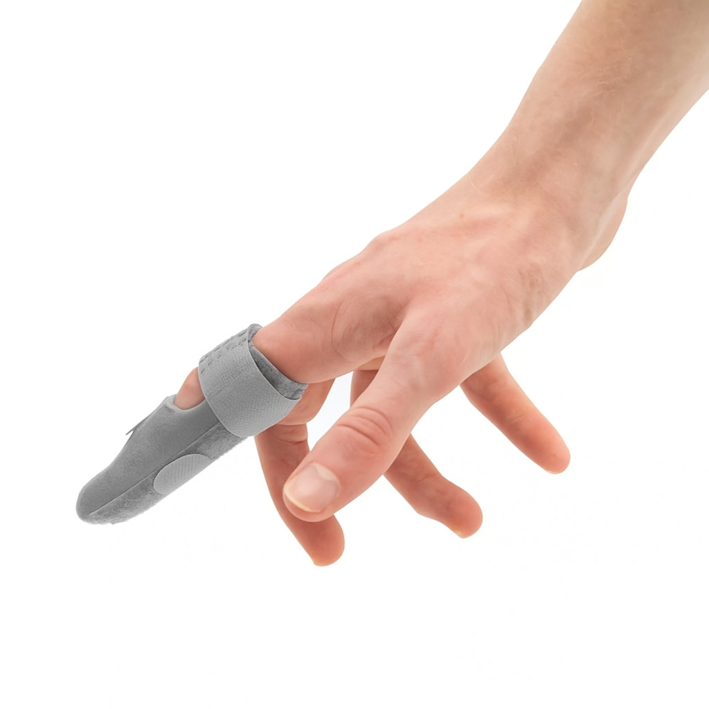 Trigger Finger with Metal Support Splint Straightener Corrector Brace Protector