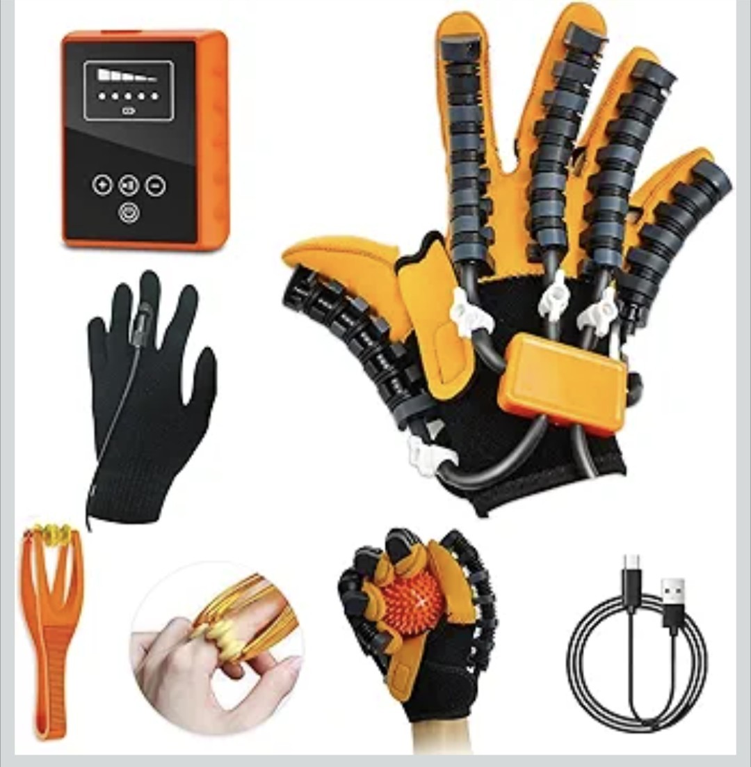 Rehabilitation Robot Gloves, Finger Exerciser . Left Hand. Medium