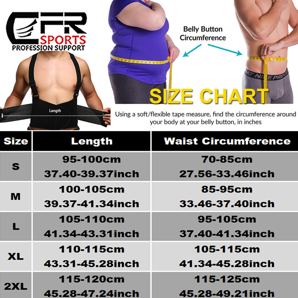 Back Brace Lower Lumbar Support Waist Suspender Belt for Heavy Duty Lifting Pain