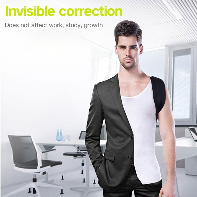 Back Posture Corrector Shoulder Straight Support Brace Belt Therapy Men Women US