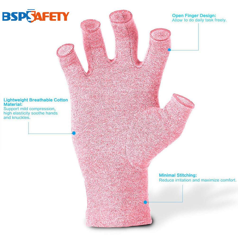 Pink Ladies original Compression Glove 2 Pairs Women Arthritis Gloves