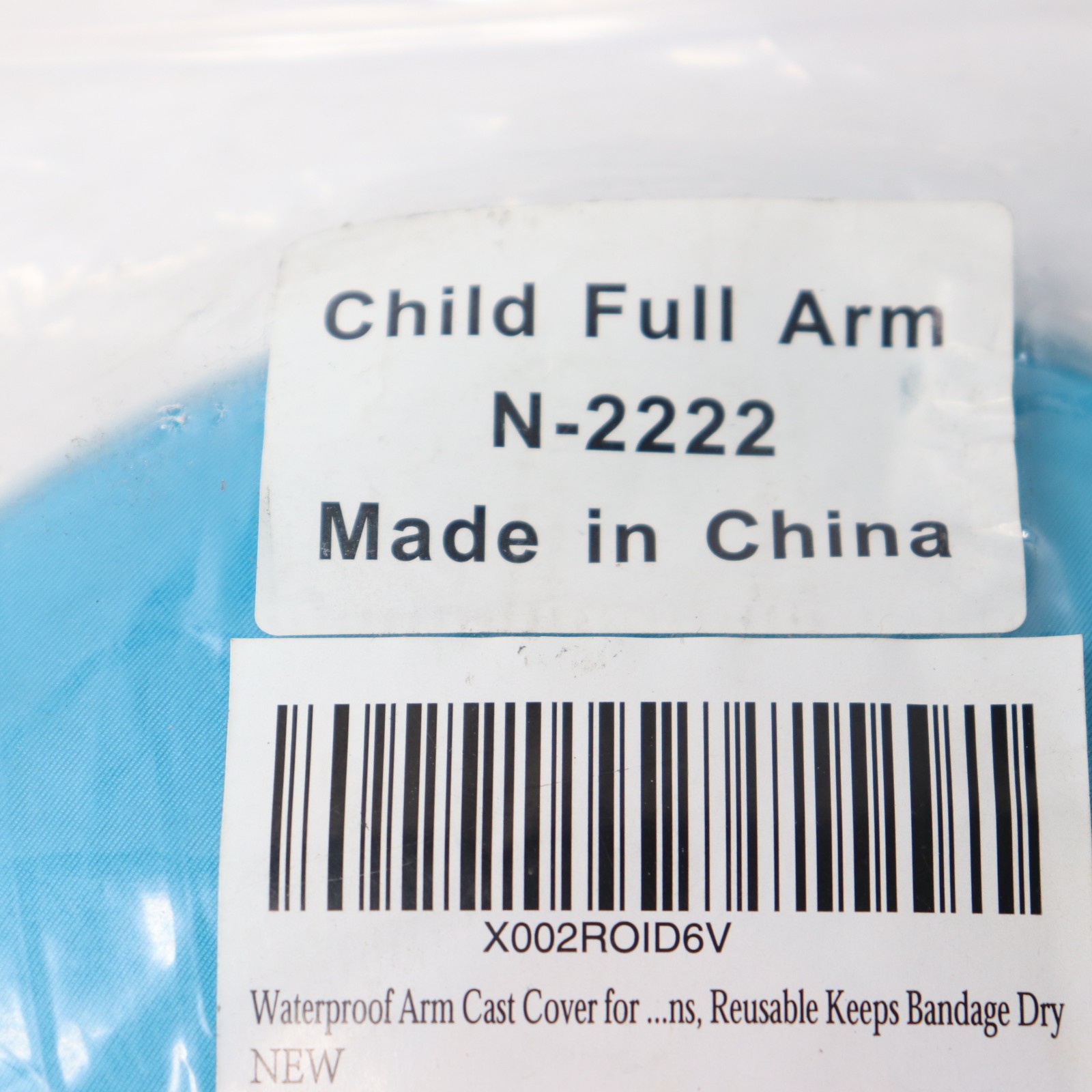 Waterproof Arm Cast Cover Kids Size Large (20")