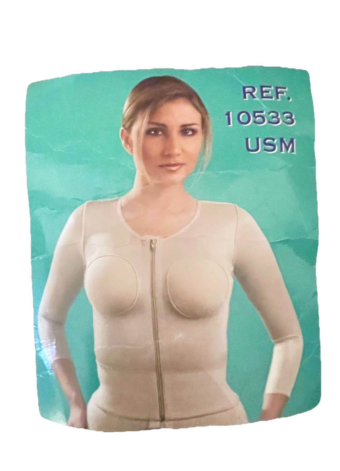 Annette Post Surgical Compression Vest L 3/4 Sleeve Zip| Cup A-C | Lipo Arm Lift
