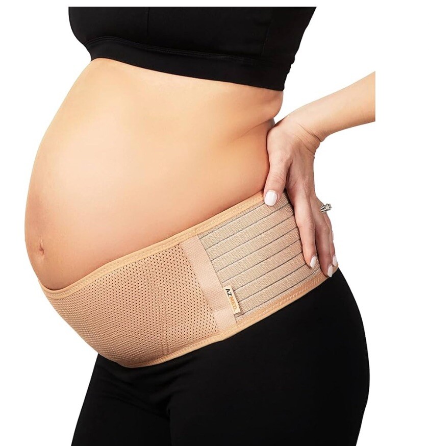 AZMED Maternity Belly Band for Pregnant Women Pregnancy Belly Support Band