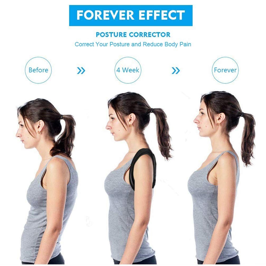 Posture Corrector Adjustable Back Brace Shoulder Support Clavicle Belt Men Women