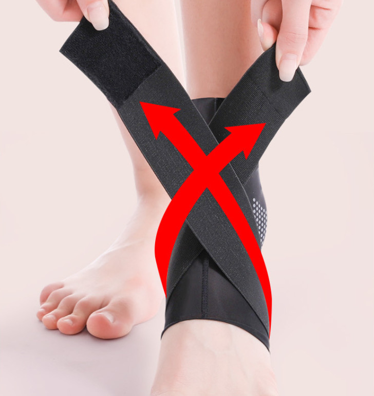 Ankle Brace Adjustable Breathable Compression Ankle Support，for Men and Women