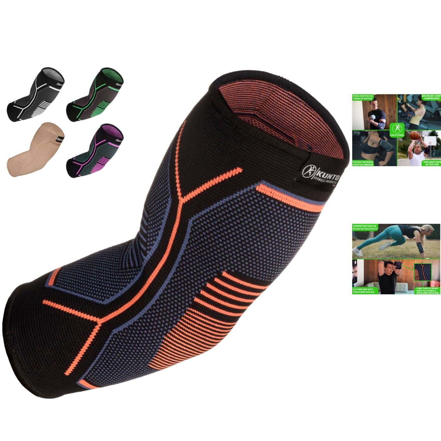 Breathable Elbow Sleeve for Joint Pain Relief in Sports & Activities