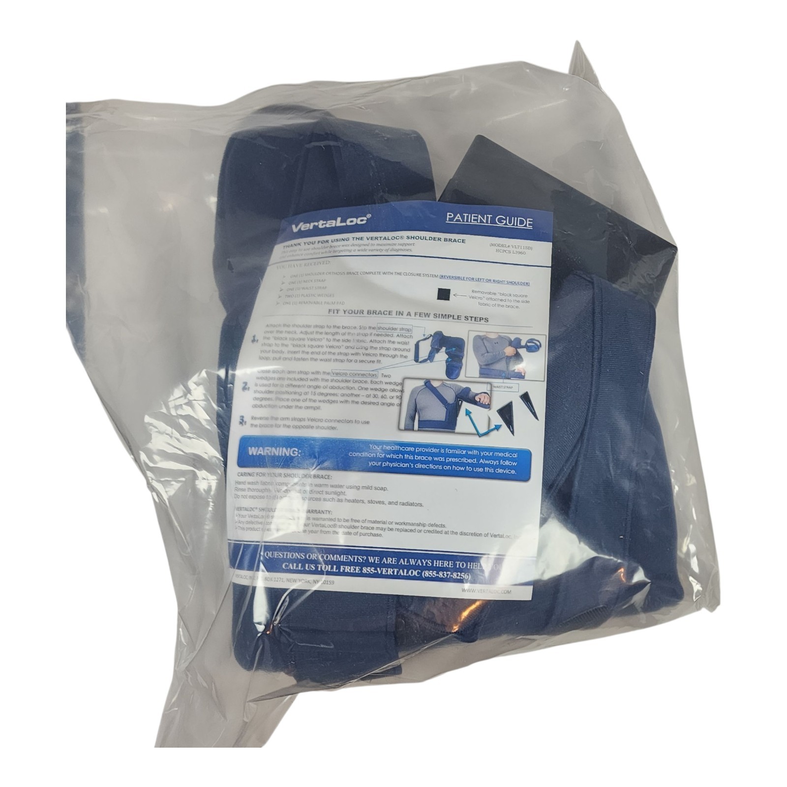 Vertaloc VL711SB Shoulder Abduction Brace L3960 SEWHO Airplane Orthosis New