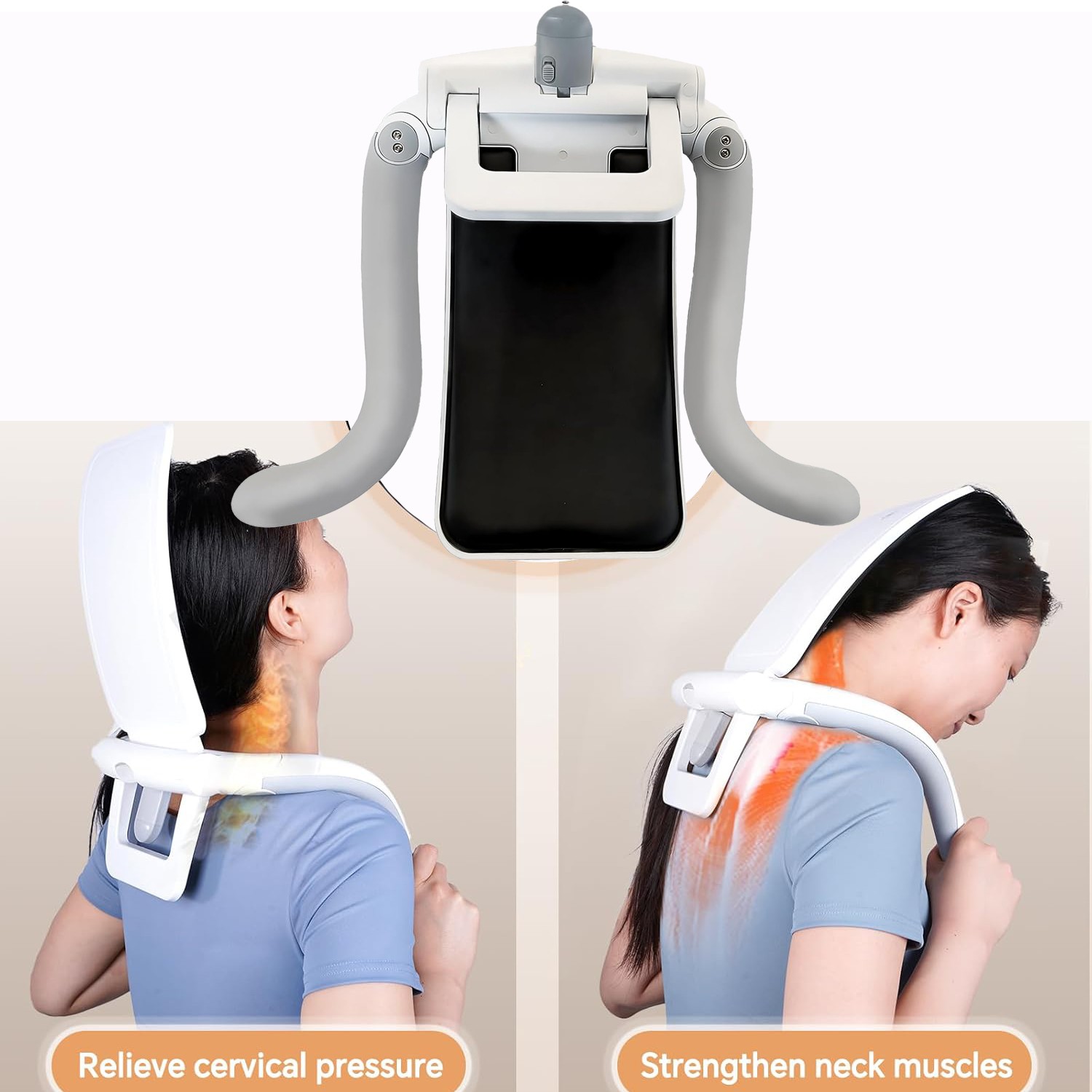 Cervical Neck Traction Device, Muscle Resistance Training for Office & Home Use
