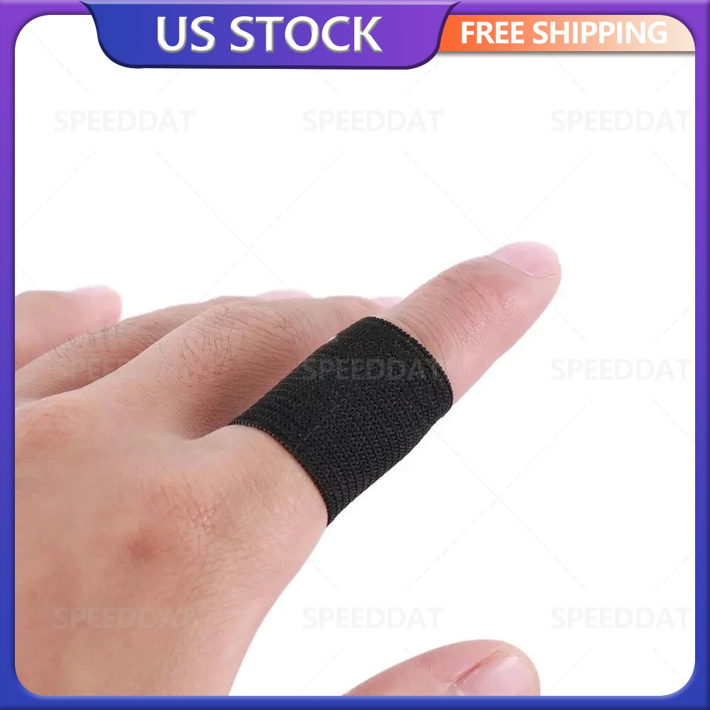 10 Pcs Finger Sleeve Compression Supports Protectors Thumb Brace Finger Sleeves