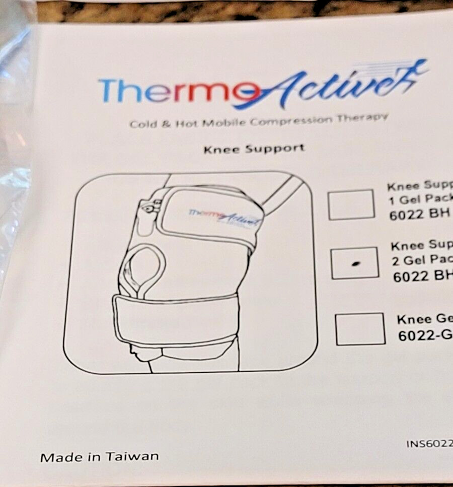 THERMO ACTIVE ROM MEDICAL KNEE ELBOW SUPPORT RANGE OF MOTION JOINT KIT 6023 NEW