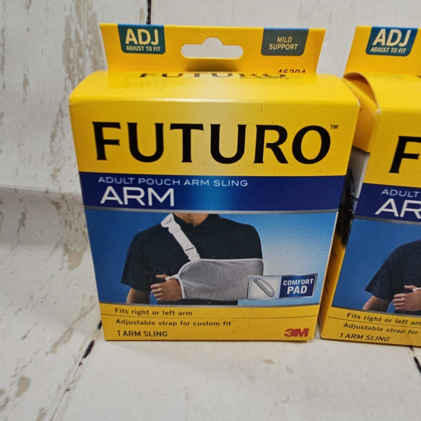 Lot Of 2 – FUTURO Adult Pouch Arm Sling Right/Left Mild Support Adjust To Fit 3M