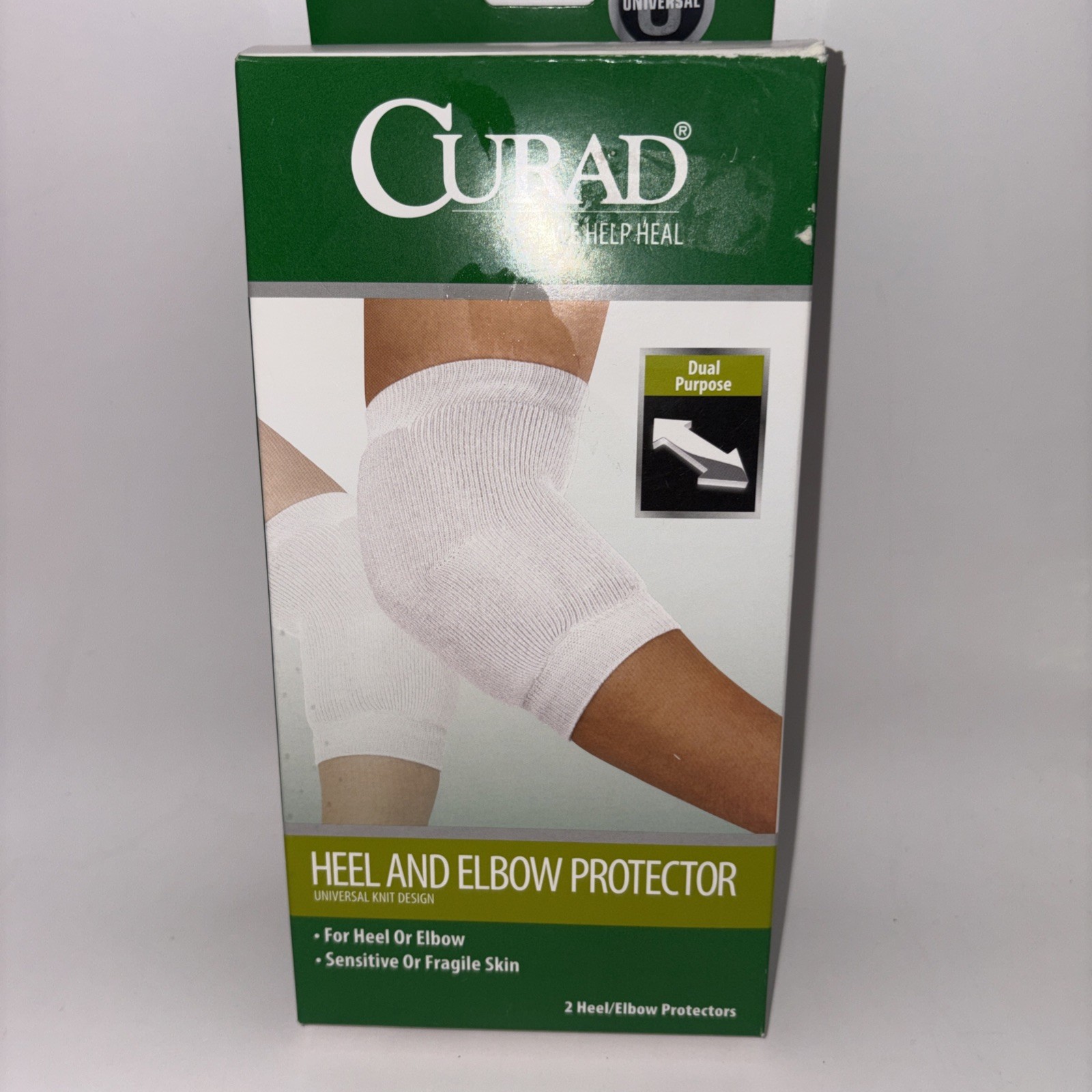 Curad Heel and Elbow Protector Universal Knit Design