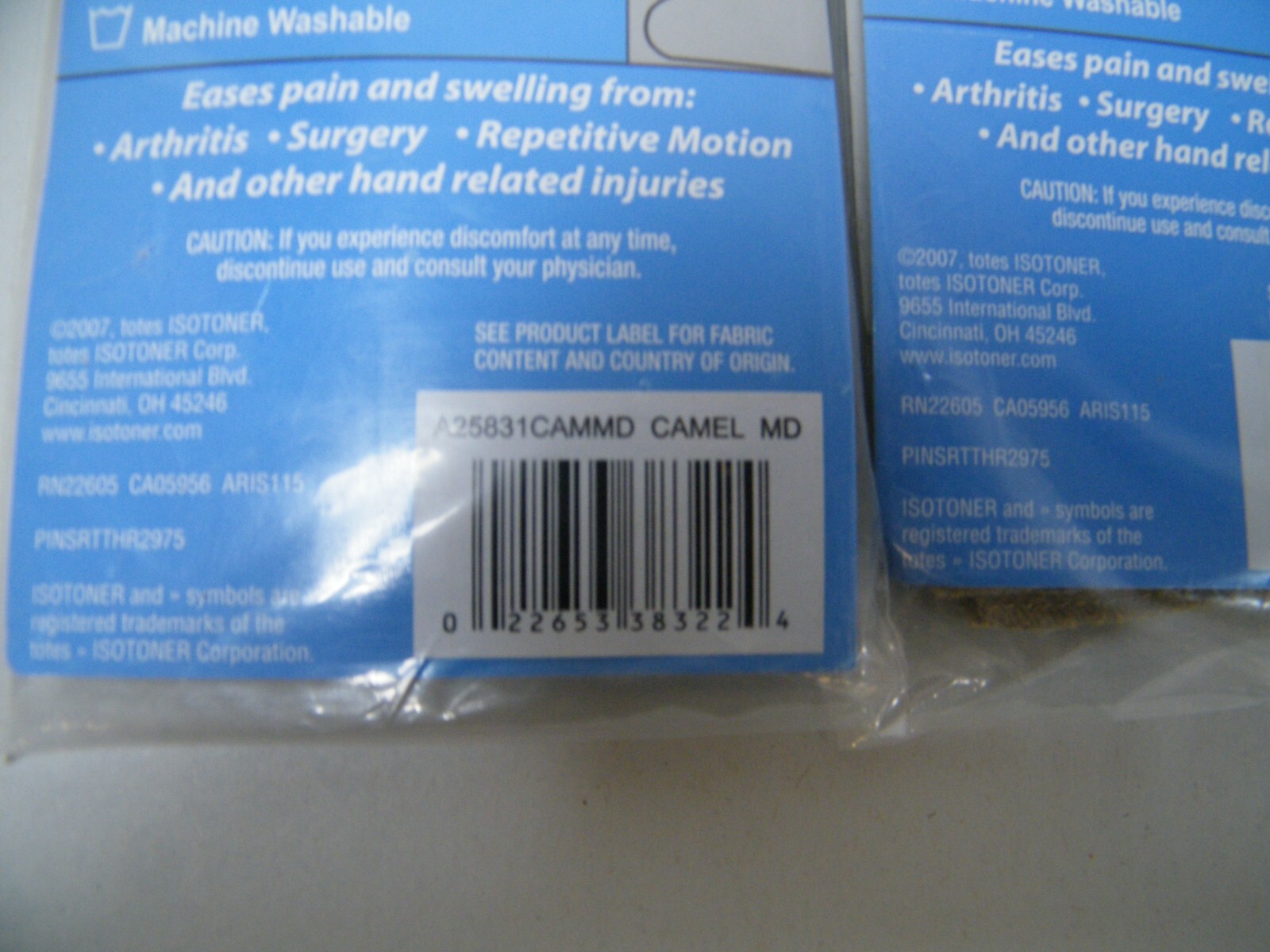 (4) PAIRS ISOTONER THERAPEUTIC GLOVES EASES PAIN & SWELLING S, M, & L