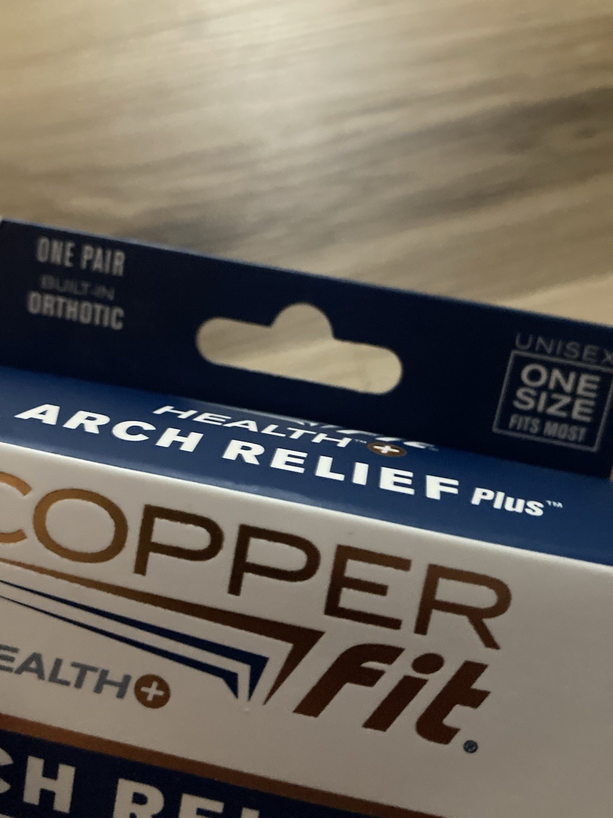 Copper Fit Health Unisex Arch Relief Plus with Built-In Orthotic Support – Black