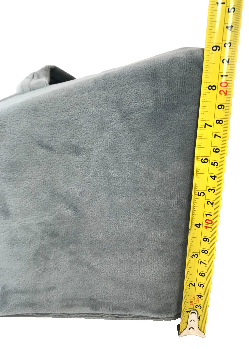 Arm Elevation Pillow 2 Pockets Soft Ergonomic Gray Wedge Support for Elbow Rest