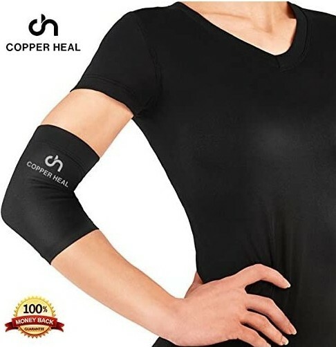 COPPER HEAL Elbow Compression Sleeve – Condition NEW – Size Medium