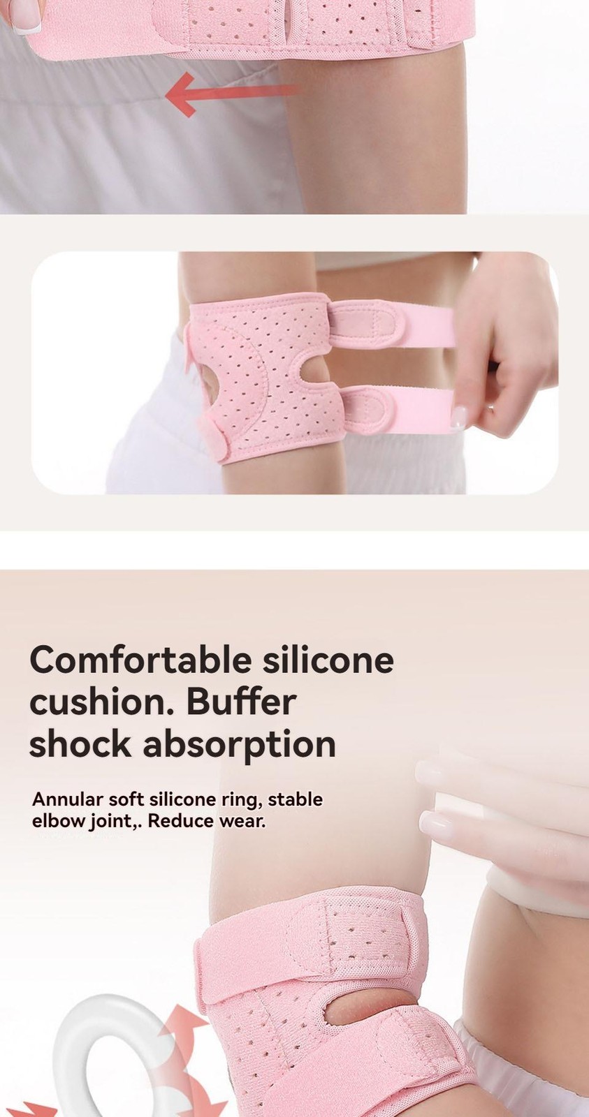Aolikes 1pcs Elbow Compression Sleeve,elbow Brace for Tennis Elbow for Women & M