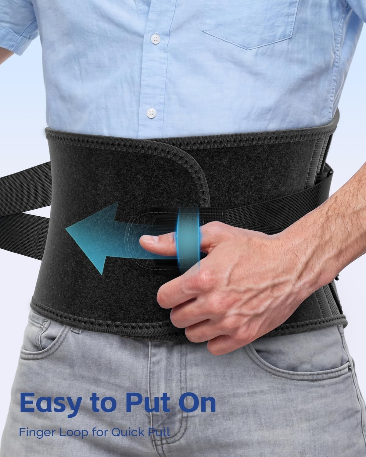 Versatile Lower Back Brace with Snug Fit – Perfect for Work or Active Lifestyle