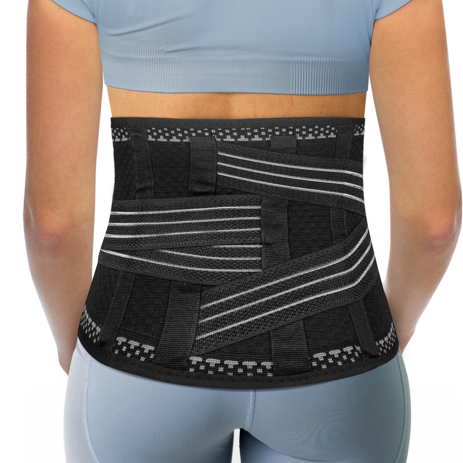 ORTONYX Back Brace for Lower Pain, XS/S (26″-32.2″), Black V2