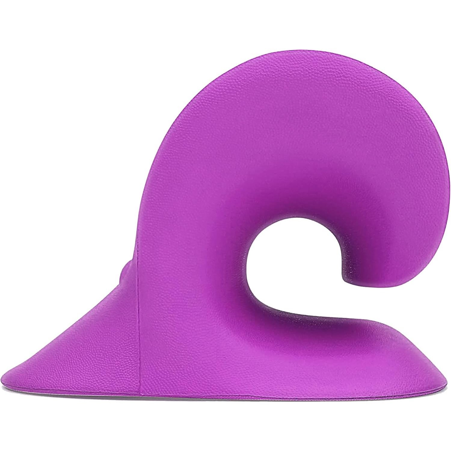 Cervical Traction Device Neck Stretcher Purple Chiropractic Pillow for Recovery