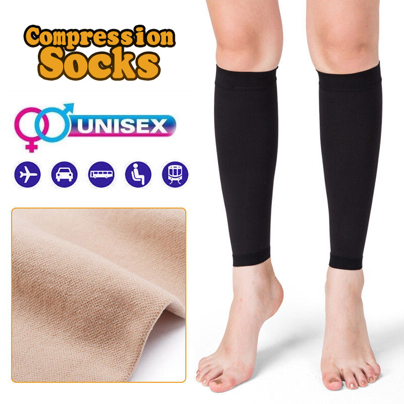 Compression Socks Hose 20-30 mmHg Men Women Medical Nurses Athletic Travel Socks