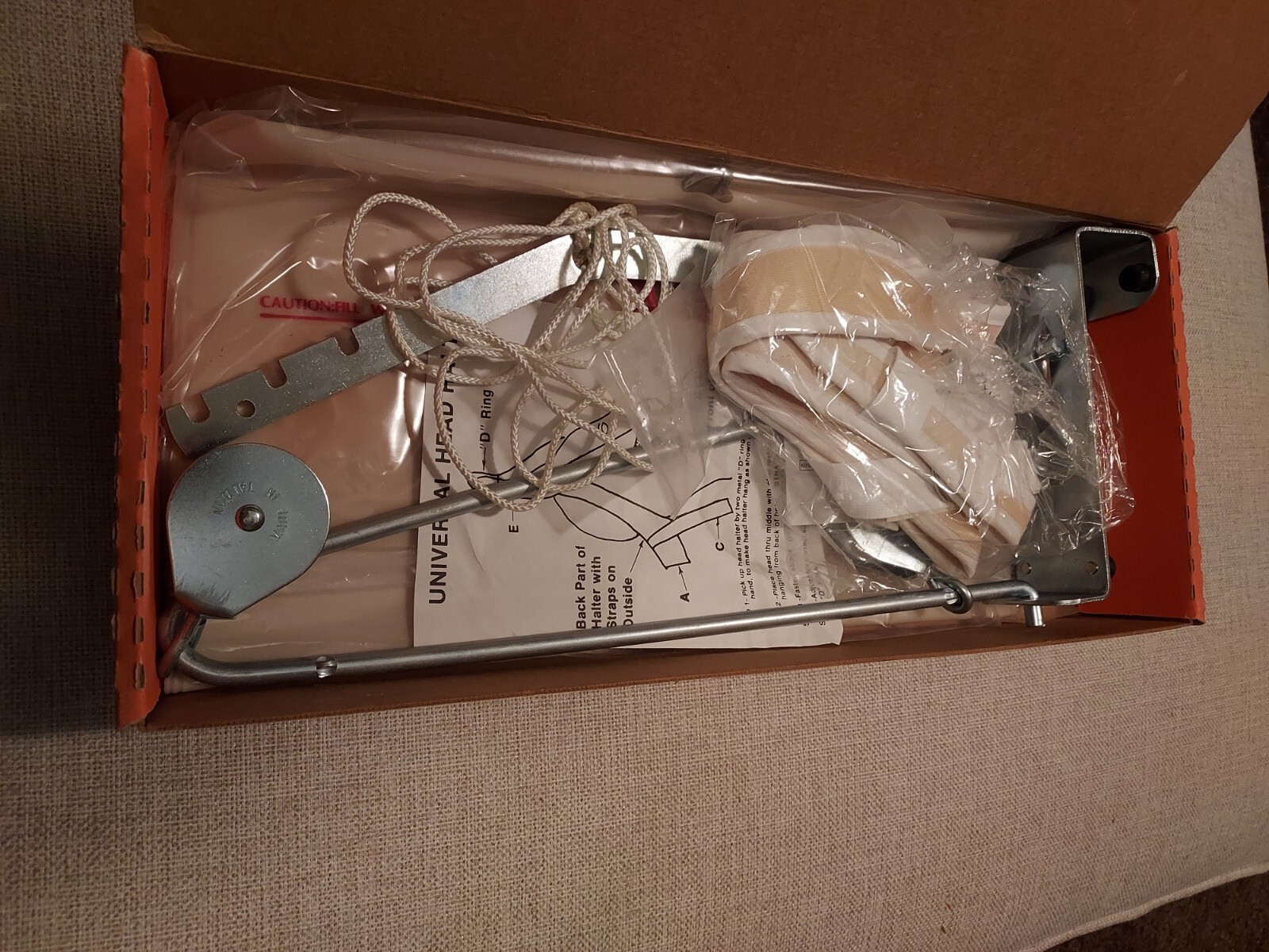 Duro-Med Over Door Traction Set Cervical Neck Unit Model 2014 Original Box
