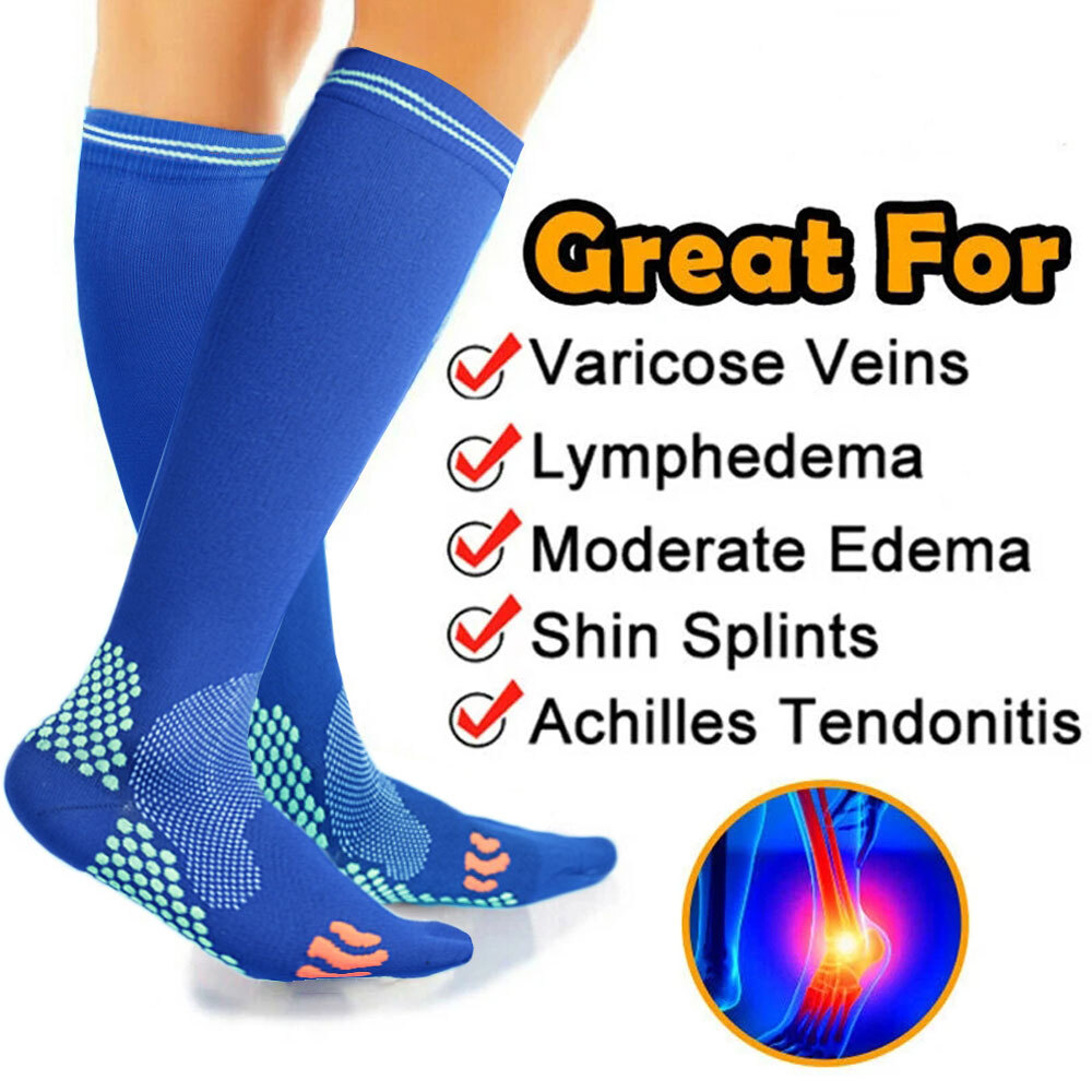 Compression Stockings 30-40 mmHg Knee High Graduated Therapeutic Socks Support