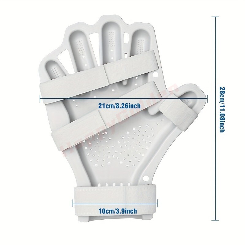 Adjustable Finger Orthotics Splint Extended Hand Support Hook-and-Loop Closure