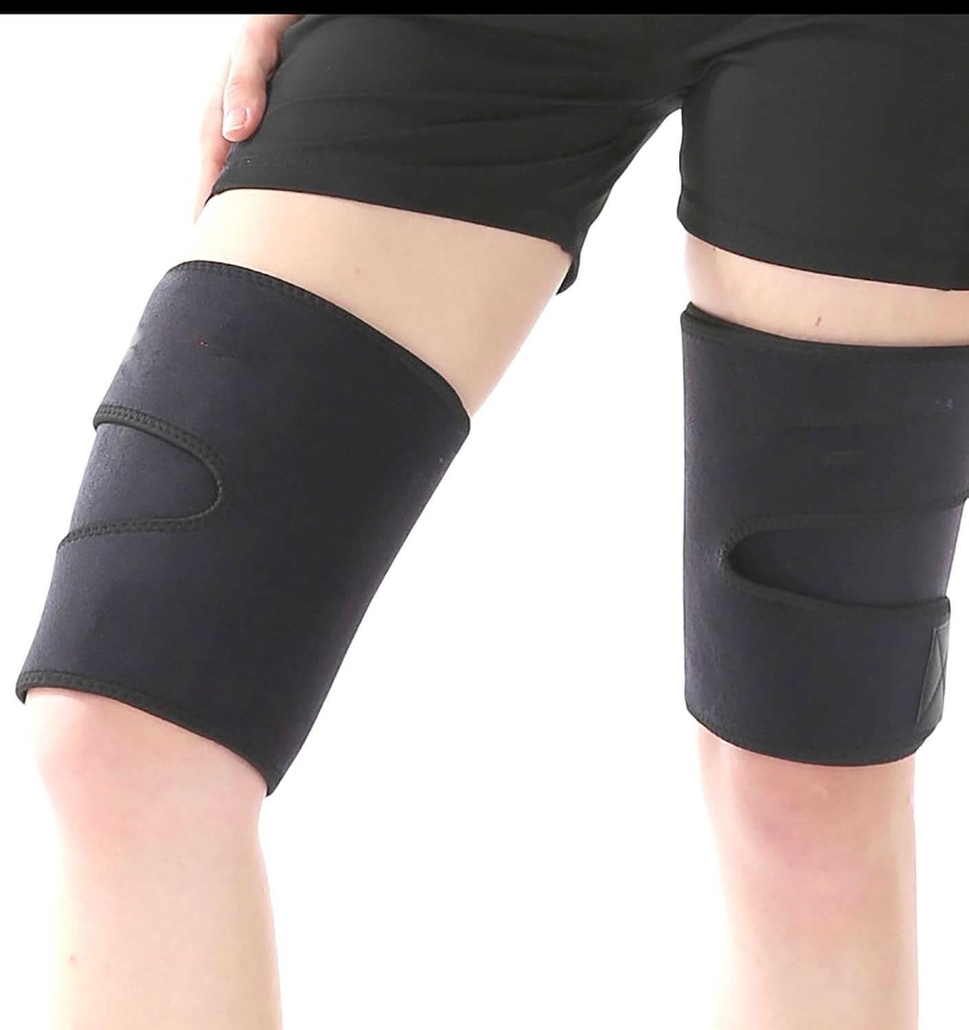 Lightweight Chloroprene Adjustable Thigh Brace – Ideal for Running & Exercise