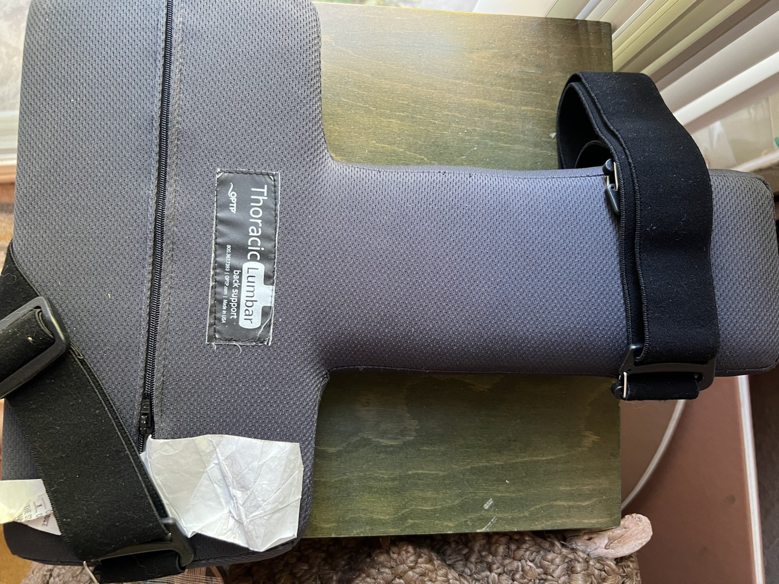 OPTP Thoracic Lumbar Back Support STRAPS Lumbar Support Pillow GUC