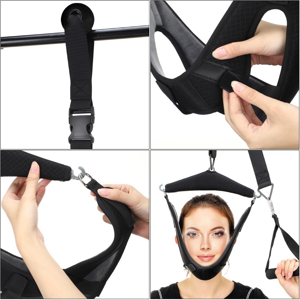 Cervical Neck Traction Device Hanging Door Neck Stretcher Pain Relief Orthosis