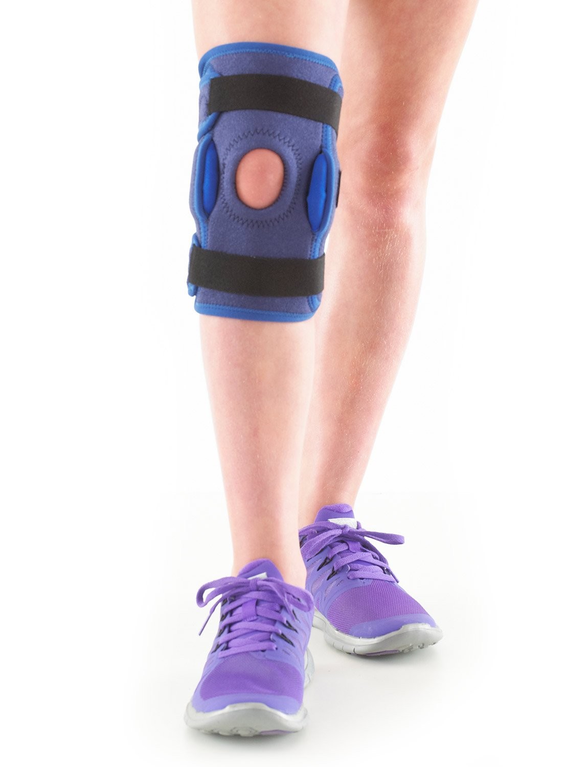 Hinged Open Knee Brace for Kids, Side Hinges Support LCL and MCL injuries, Ju…