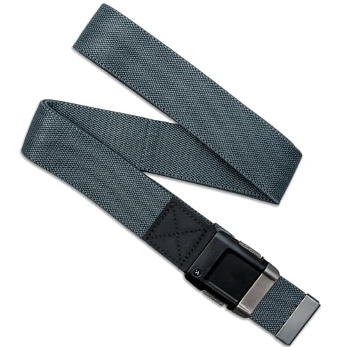 Belts Motion Belt for Men & Women – Micro Adjustable Click, Charcoal/Gunmetal