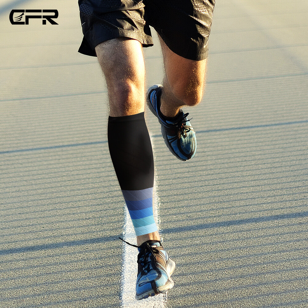 Compression Sleeve Calf Support Brace Graduated Leg Varicose Edema Sport Running