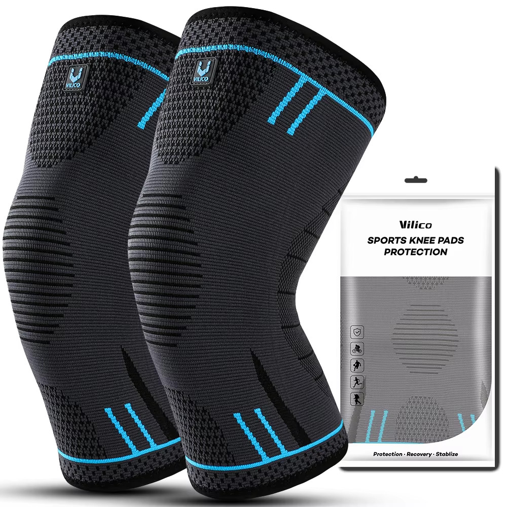 Compression Knee Support Sleeve Brace Elastic Sports Pad Gym Running Basketball