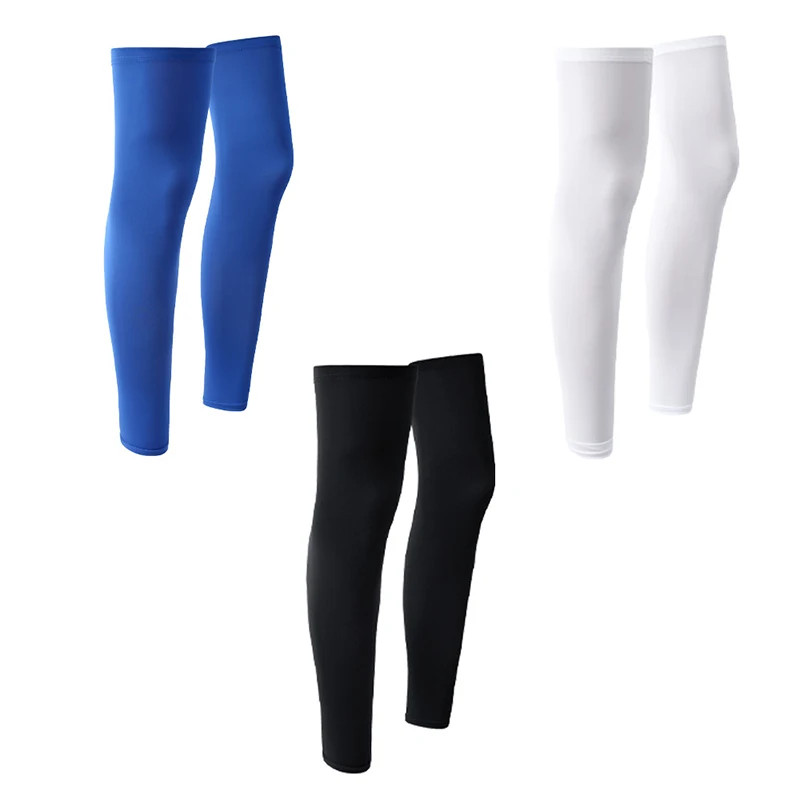 Leg Compression Sleeves, Full Leg Sleeve Long Knee Brace Knee Support Protect Ba