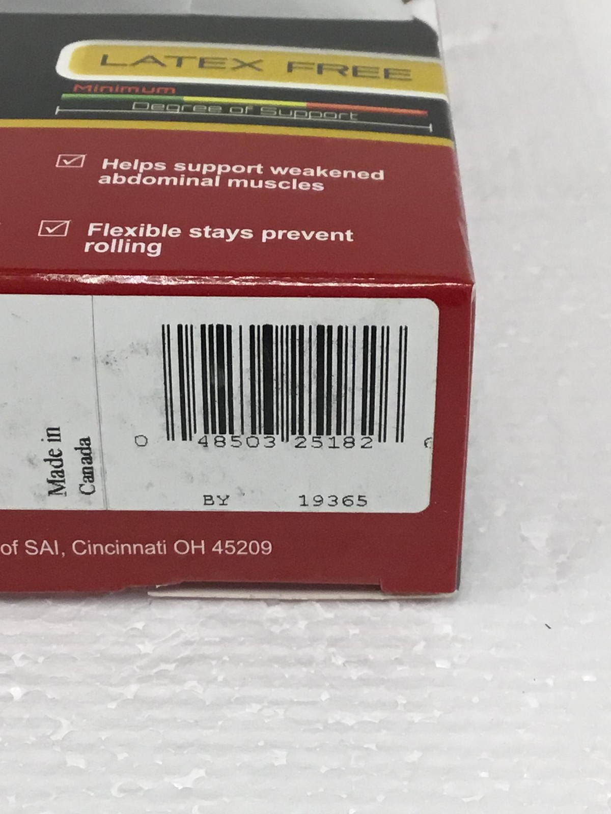 10x NEW OTC 2518 – 2518-S Abdominal Hernia Belt Small w/ Adjustable Fastening