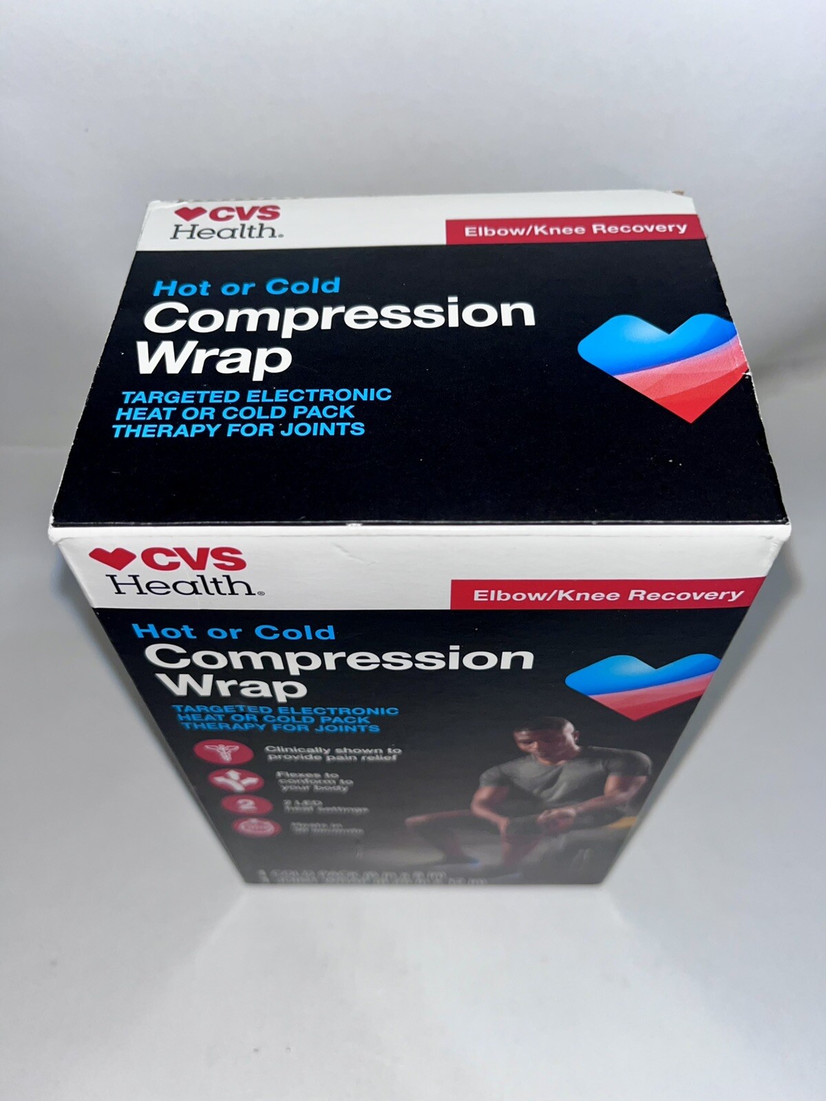 CVS Health Hot or Cold Compression Wrap w Targeted Electronic Heat or Cold Pack
