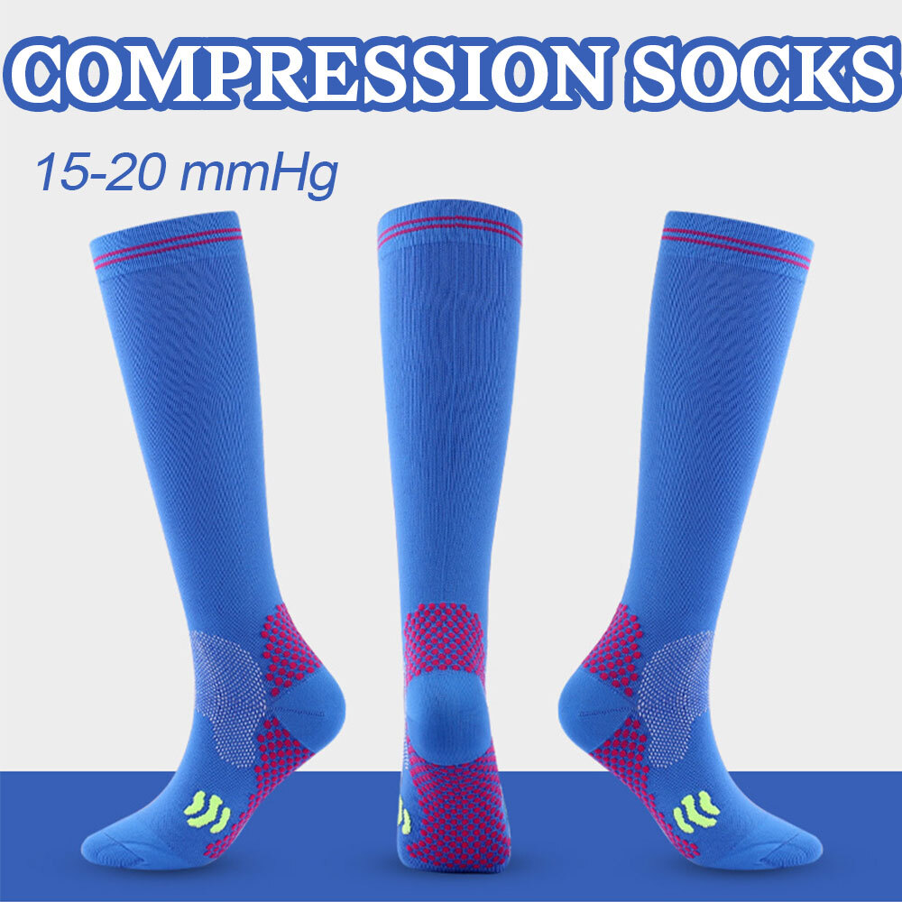 3pairs Compression Socks For Women And Men Circulation Medical Grade Knee High