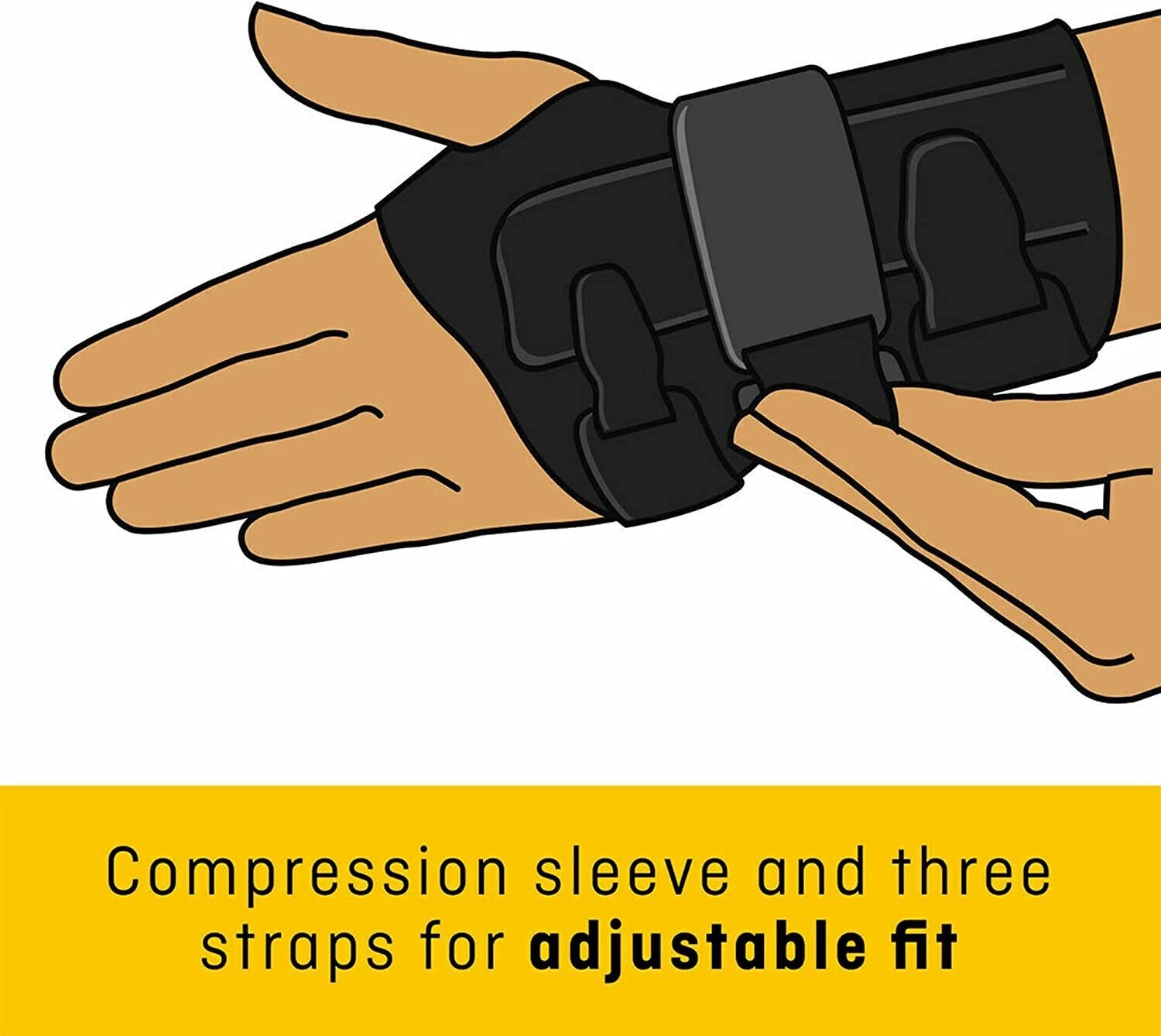 Futuro Energizing Wrist Support, Left, Large/X-Large