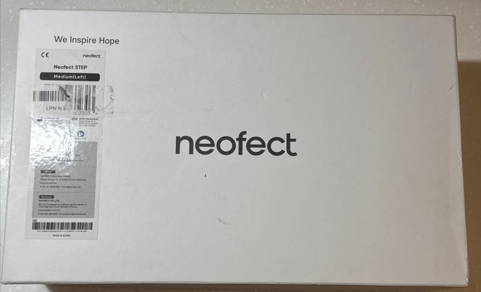 Neofect STEP Dynamic AFO Foot Orthosis, Left Foot Sz Medium