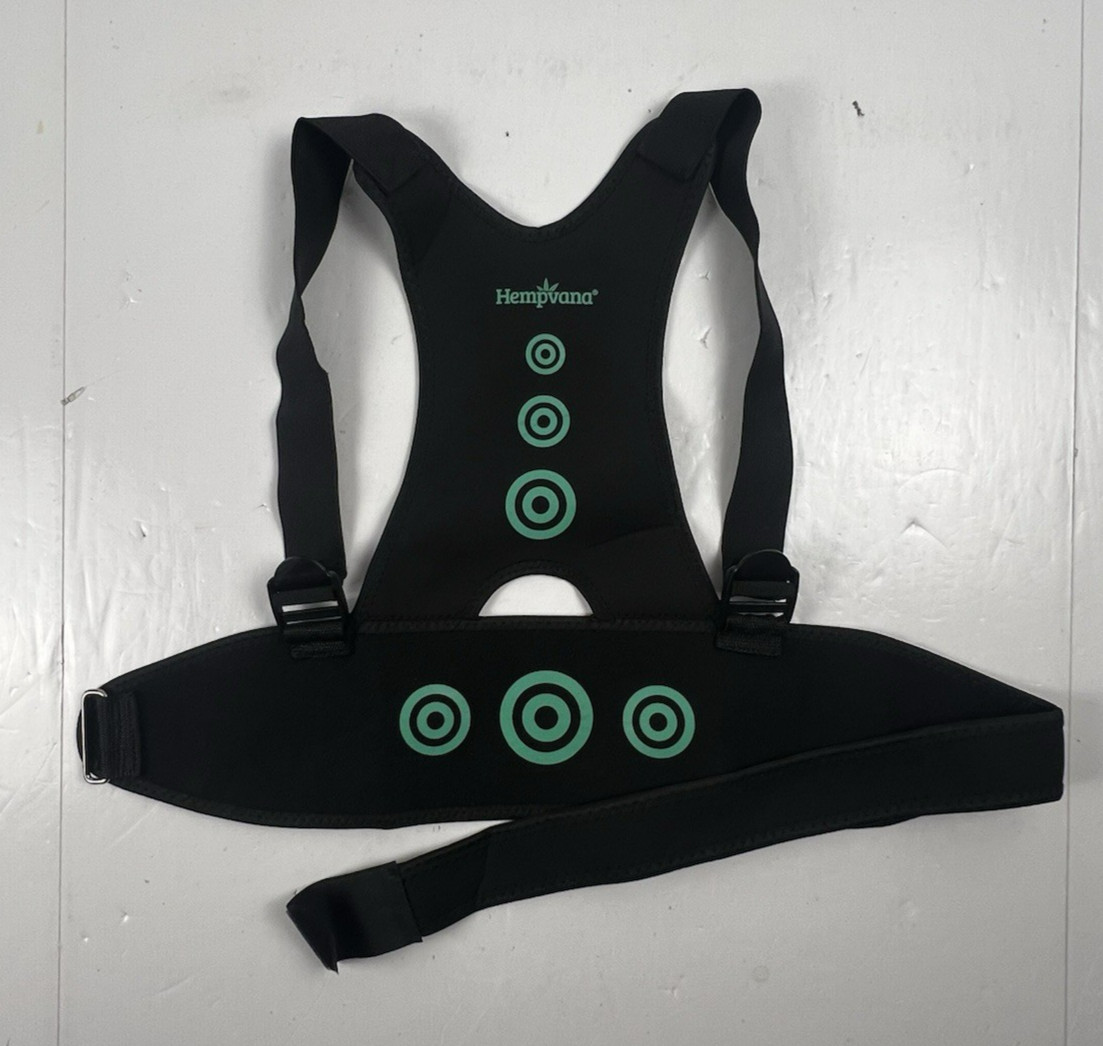 Hempvana Arrow Posture Fully Adjustable Posture Support Adult S/M Comfort