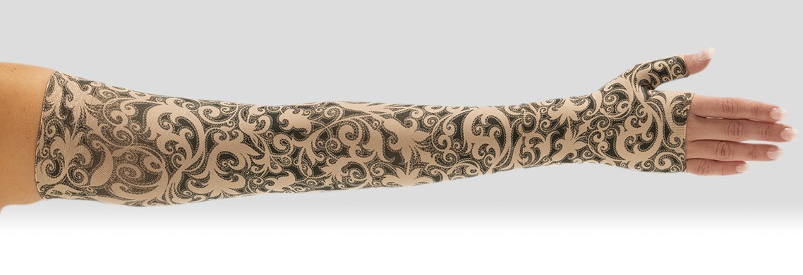 WANDERING VINE Dreamsleeve Compression Sleeve by JUZO, Gauntlet Option, ANY SIZE