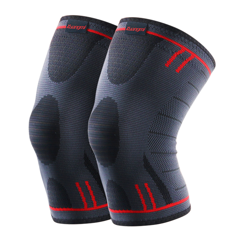 Kuangmi Elastic Kneepad Patella Knee Strap Brace Pad Knee Support Protection 2 X