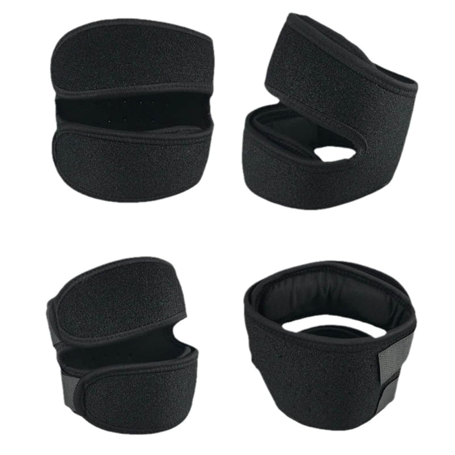 2PCS Knee Brace Patellar Tendon Support Strap Side Stabilizers & Patella Gel Pad