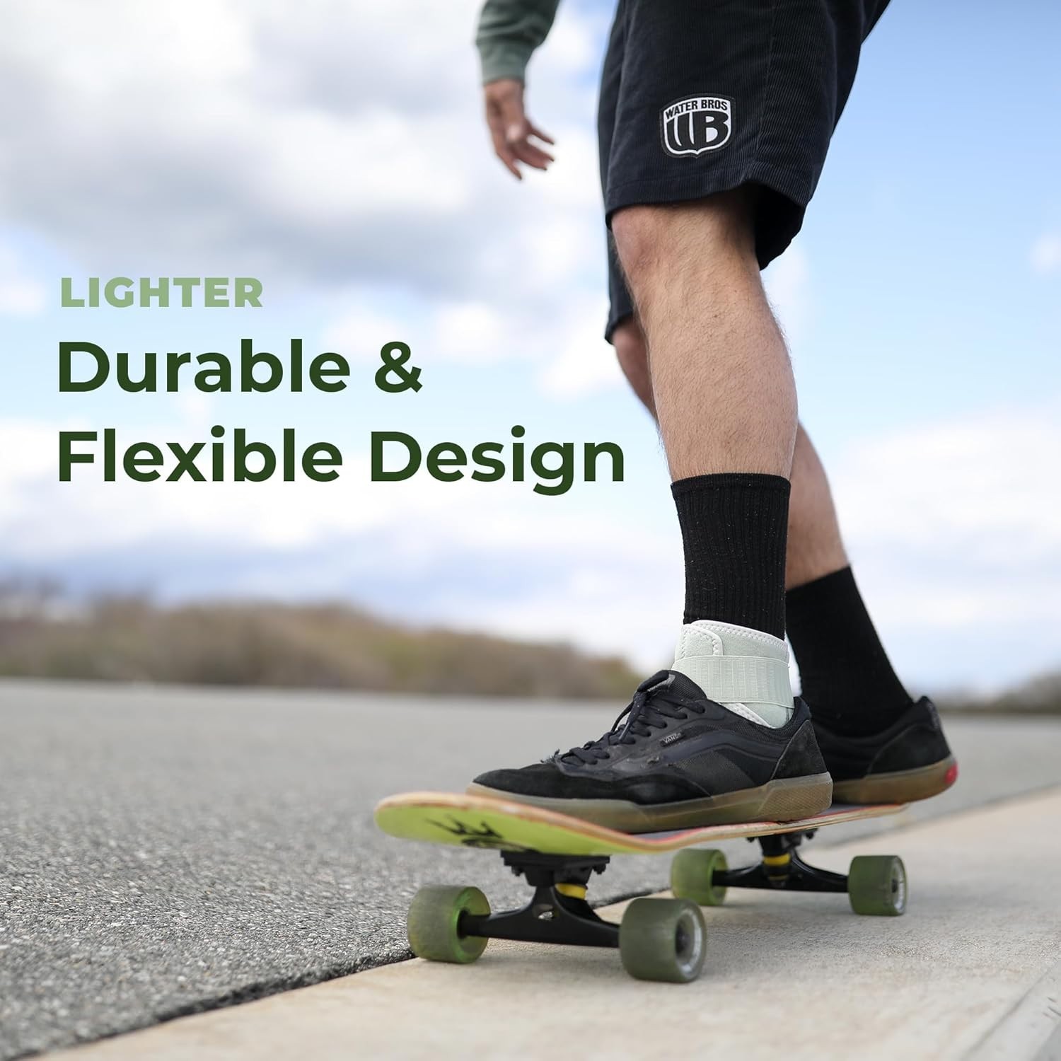 CleanPrene Ankle Brace-Sustainable, Biobased Support for Ankle-One Size Fits L/R