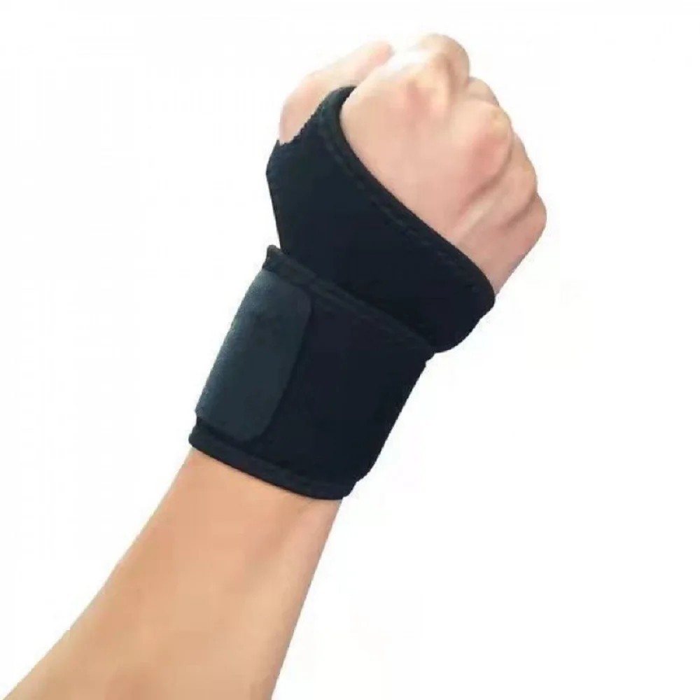 Adjustable Wrist Support Brace Strap Fits Left and Right Hand Black